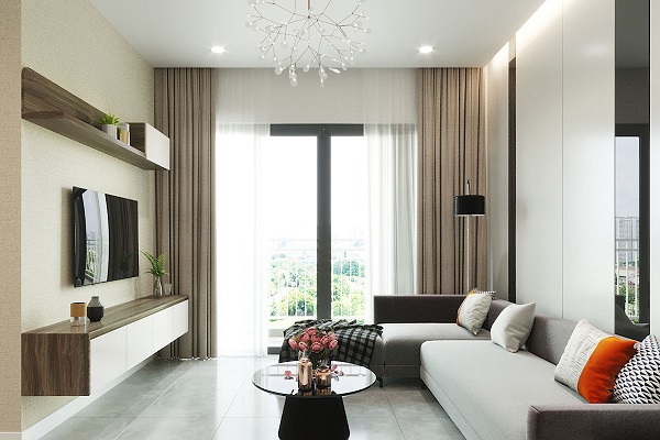 For rent: A furnished serviced apartment in Sunshine Empire - Tower T2 - 54sqm/2BRs